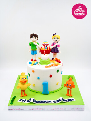 Sevimli Dostlar Konsept Pasta