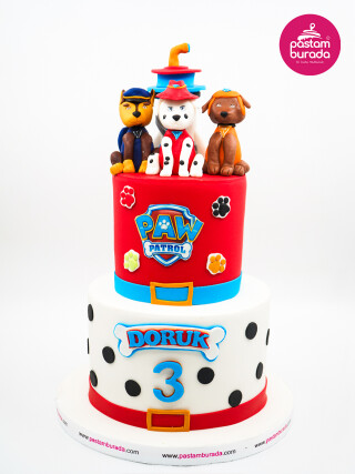 Sevimli Köpekler Konsept Pasta