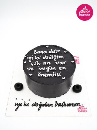 Siyah Naked Cake