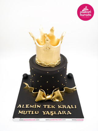 Taç Detay Tasarım Pasta