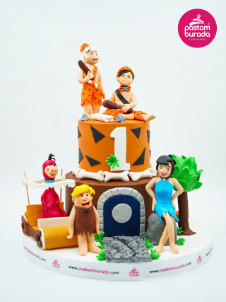 Taş Devri Tasarım Pasta