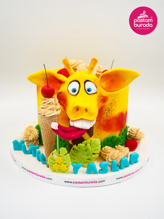 Zürafa Detay Tasarım Pasta