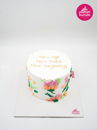 Çiçek Detay Naked Cake