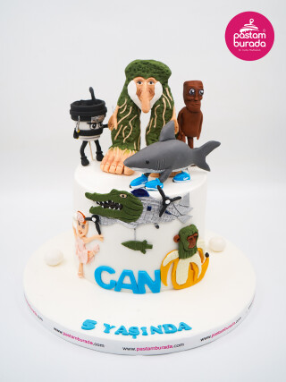 Çizgi Film Konsept Pasta