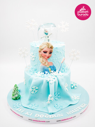 Karlar Ülkesi Konsept Pasta