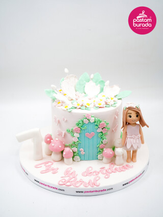 Kız Çocuk Detay Tasarım Pasta