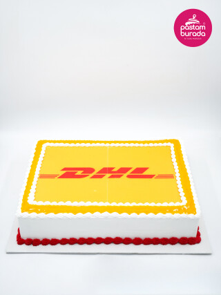 Marka Özel Kare Resimli Pasta