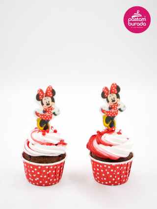 Minnie Mouse Detay Cupcake