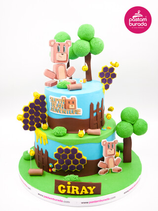 Super Bear Adventure Tasarım Pasta