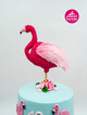 Flamingo Temalı Tasarım Pasta