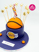 Lakers Basketbol Konsept Pasta