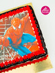 Spiderman Resimli Kare Pasta