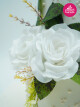 Beyaz Çiçek Ve İnci Detay Pasta