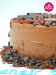 Çikolata Süslemeli Rakam Detay Tasarım Pasta