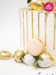 Gold Ve Macaron Tasarım Pasta