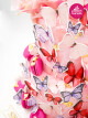 Kelebek Ve Çiçek Detay Tasarım Pasta