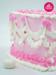 Pembe Kalp Naked Cake