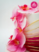 Pembe Orkide Tasarım Pasta