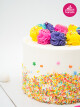 Renkli Şekerleme Detay Naked Cake