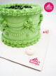 Yeşil İşleme Detay Naked Cake
