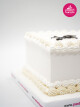 Beyaz Kare Naked Cake