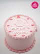 Çizim Detay Pembe Naked Cake