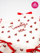 Kurdele Ve Kalp Detay Naked Cake