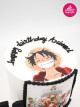 One Piece Anime Tasarım Pasta
